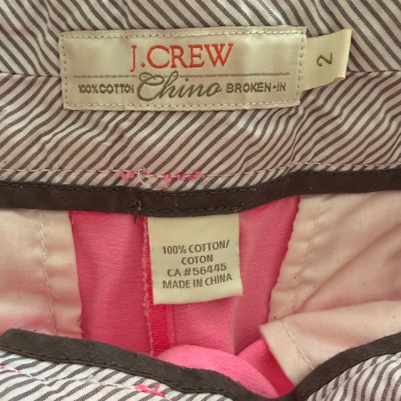 J. Crew Chino Shorts Neon Pink - Picture 2 of 4